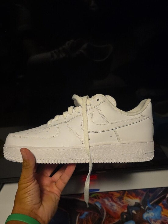 Nike White Low-Top Air Force Style Sneakers